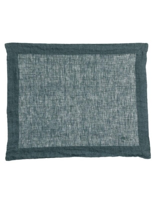 Mantel rectangular de lino