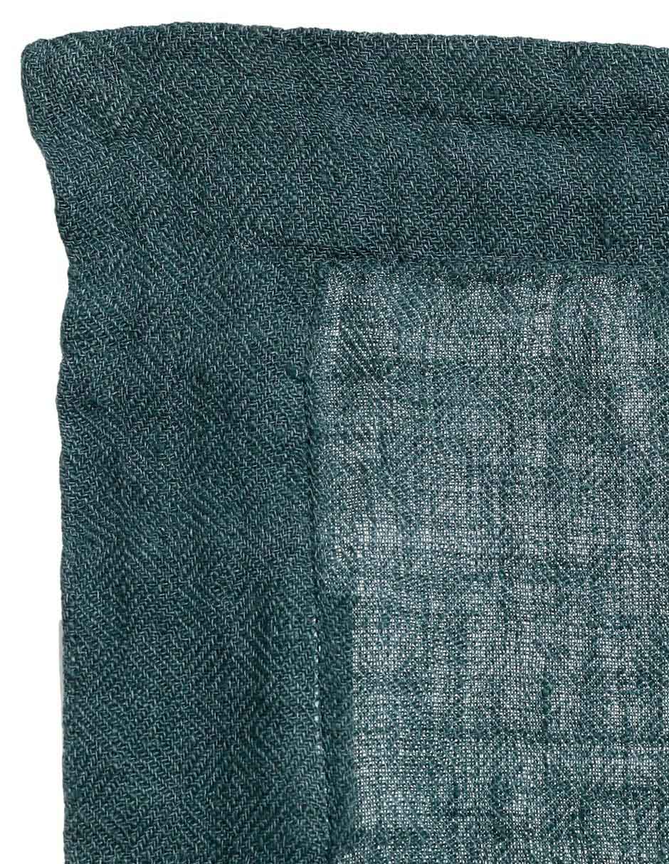 Mantel rectangular de lino 2
