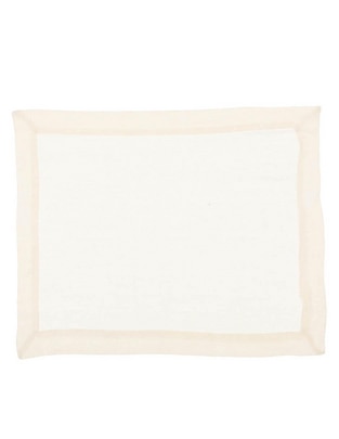 Mantel rectangular de lino Lino