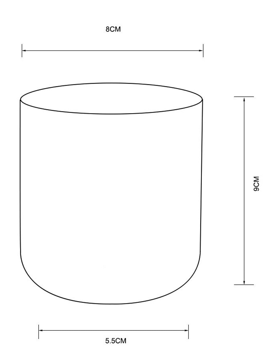 Vaso para agua Mila de vidrio 4