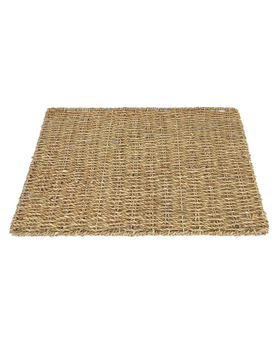 Mantel rectangular de alga marina