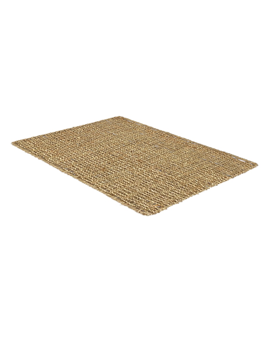 Mantel rectangular de alga marina