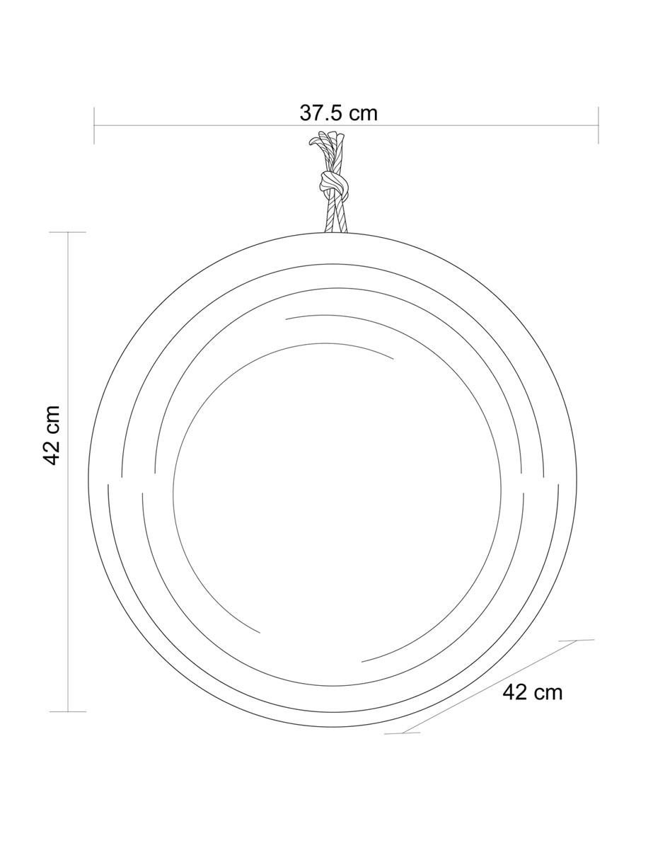 Figura circular Dupuis Bria de cerámica