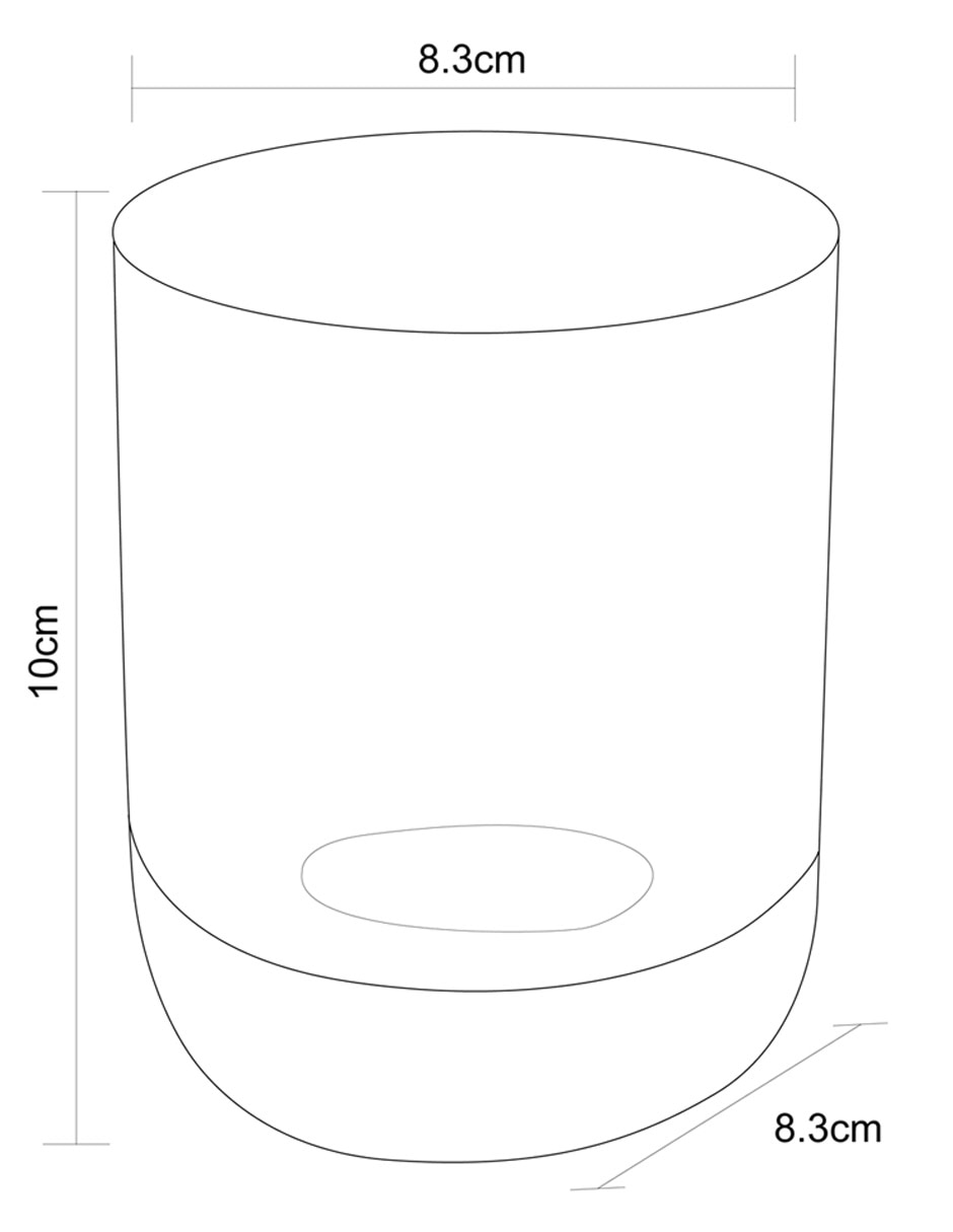 Vaso High Ball Bajo de vidrio 3