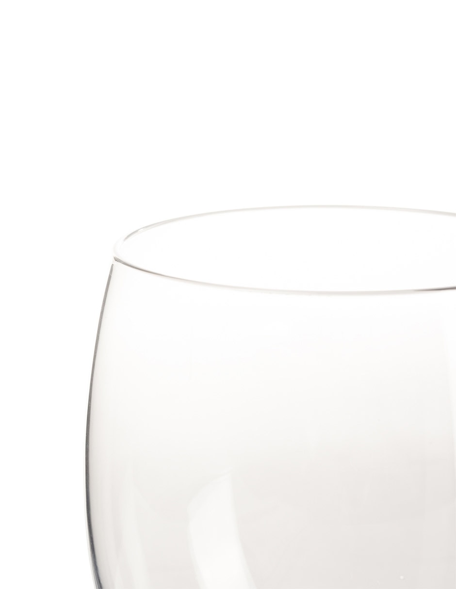 Copa para vino de vidrio