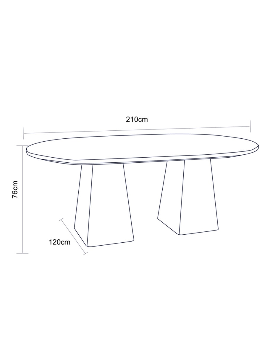 Mesa armable Mara de madera encino 6