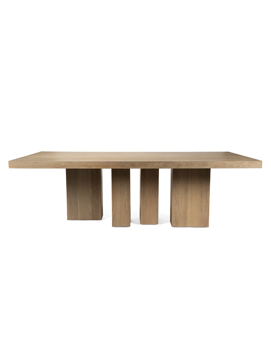 Mesa armable Cora de madera encino