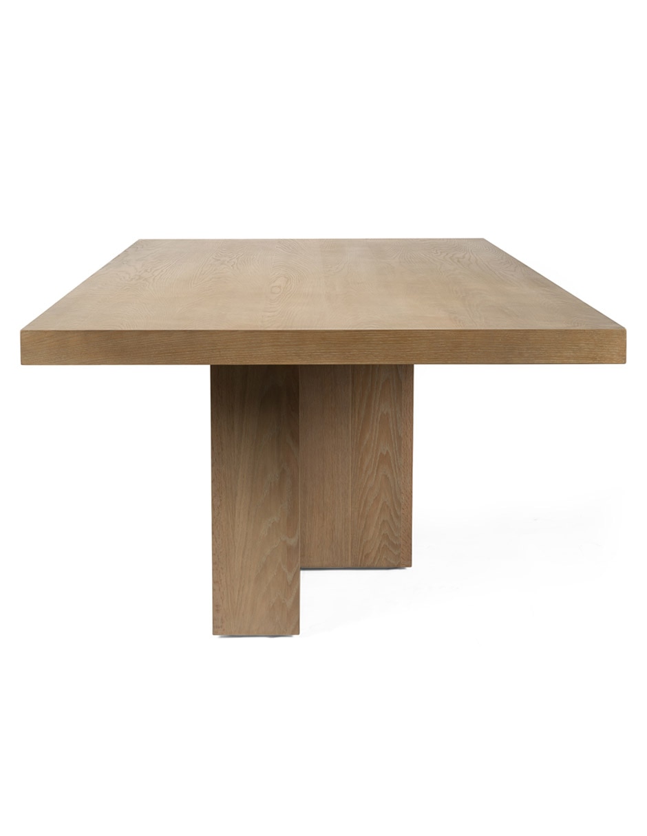Mesa armable Cora de madera encino 5