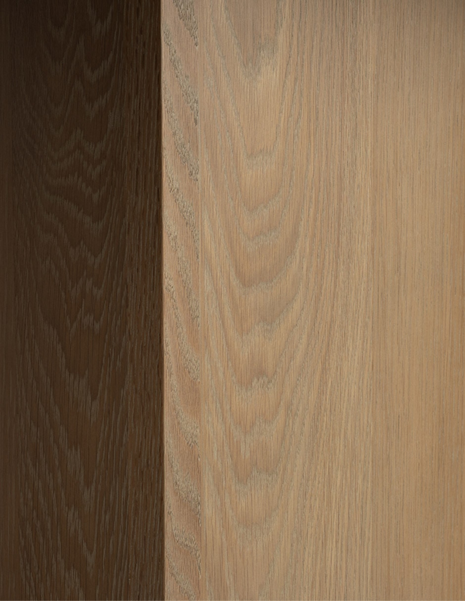 Mesa armable Cora de madera encino