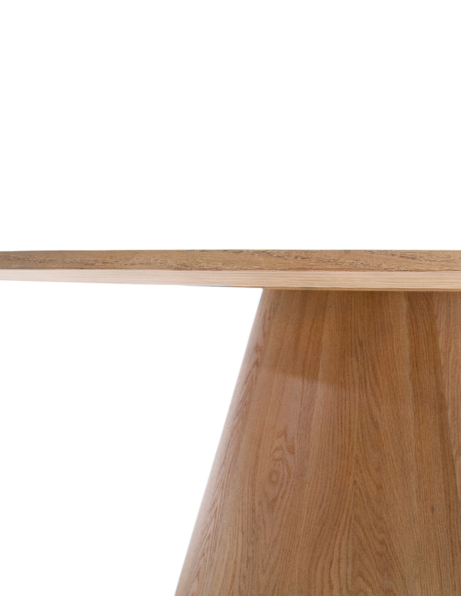 Mesa armable Danna de madera encino