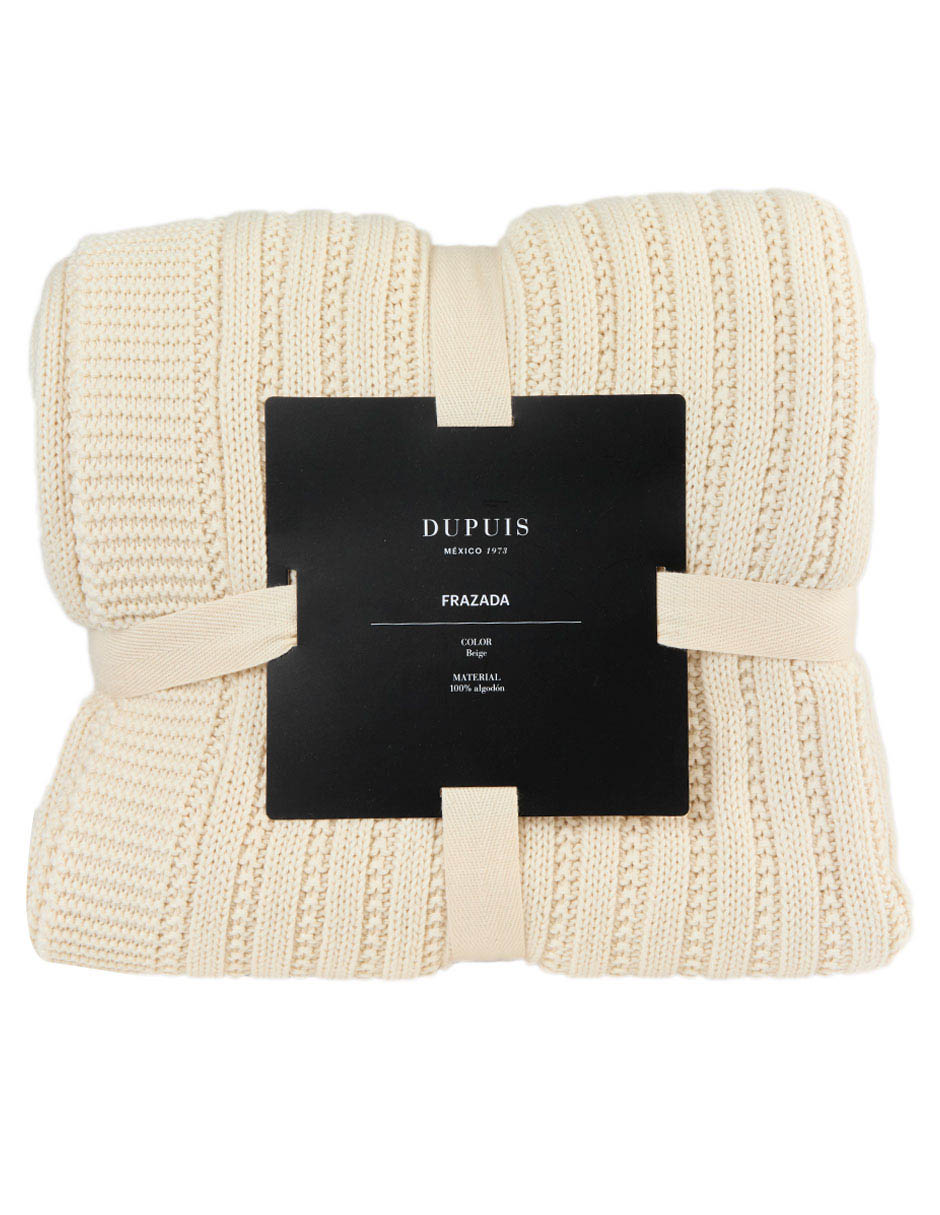 Frazada de tejido planodupuis runa throw
