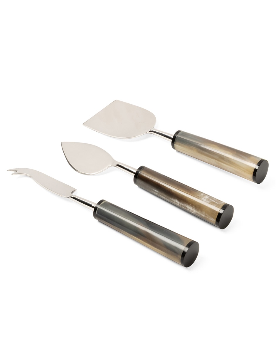 Set de cubiertos para queso de acero inoxidable 3 piezas