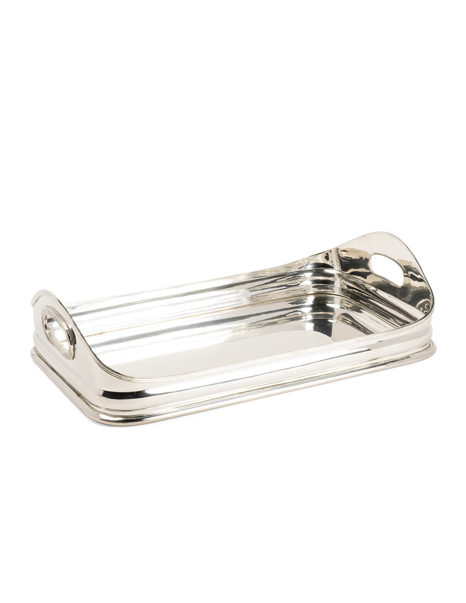 Charola de servicio Lena de aluminio 3