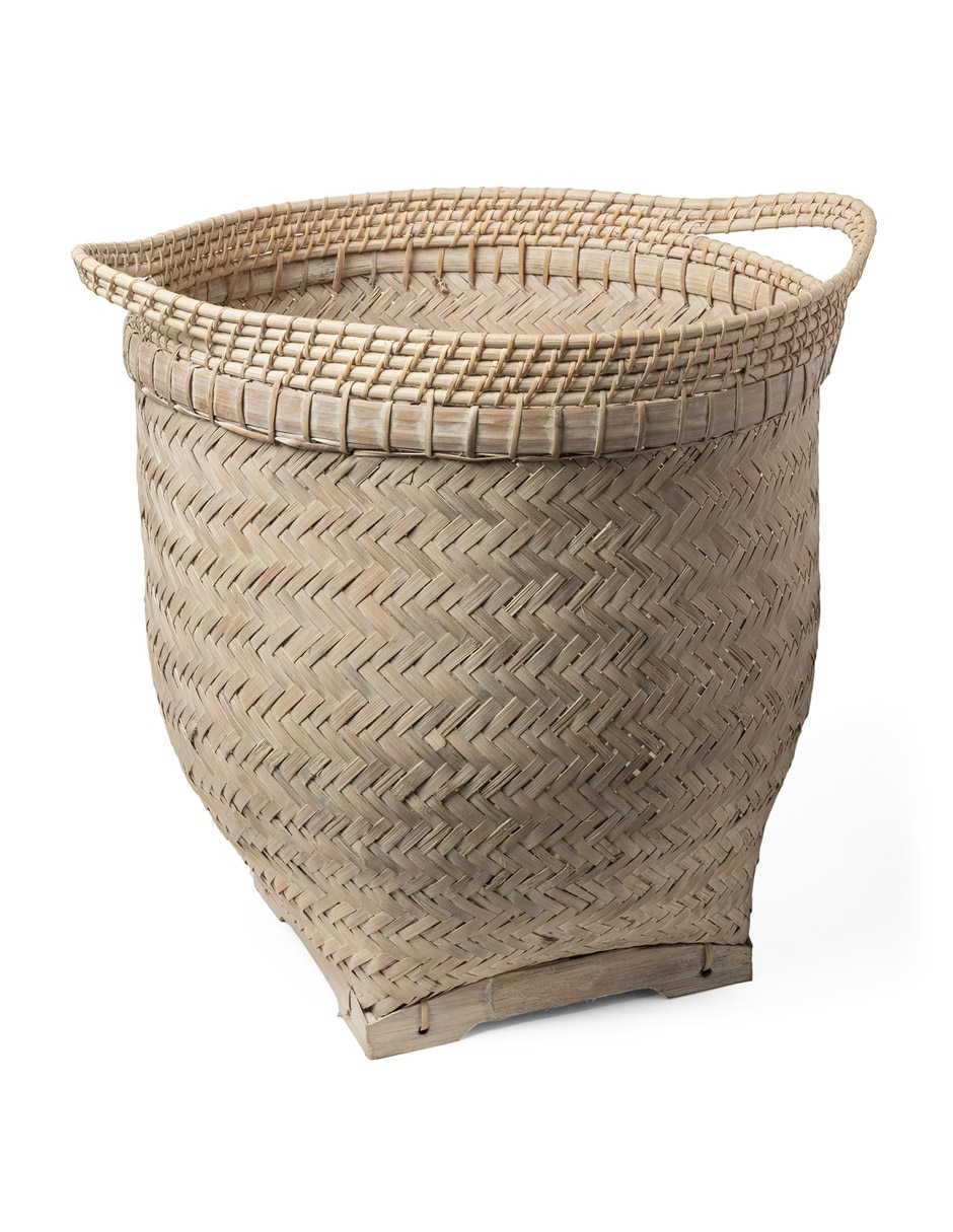Cesto decorativo Maca de mimbre
