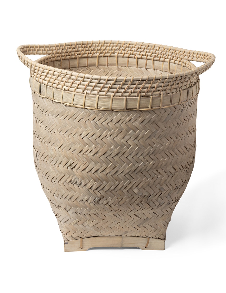 Cesto decorativo Maca de mimbre