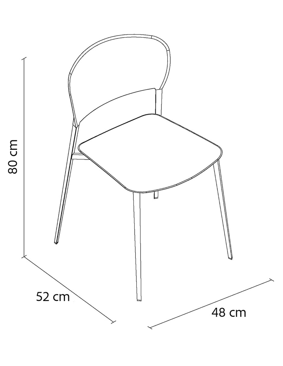 Silla Felicia de piel 5