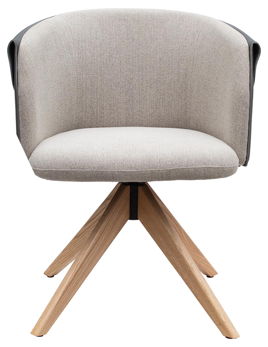 Silla Elvira de piel