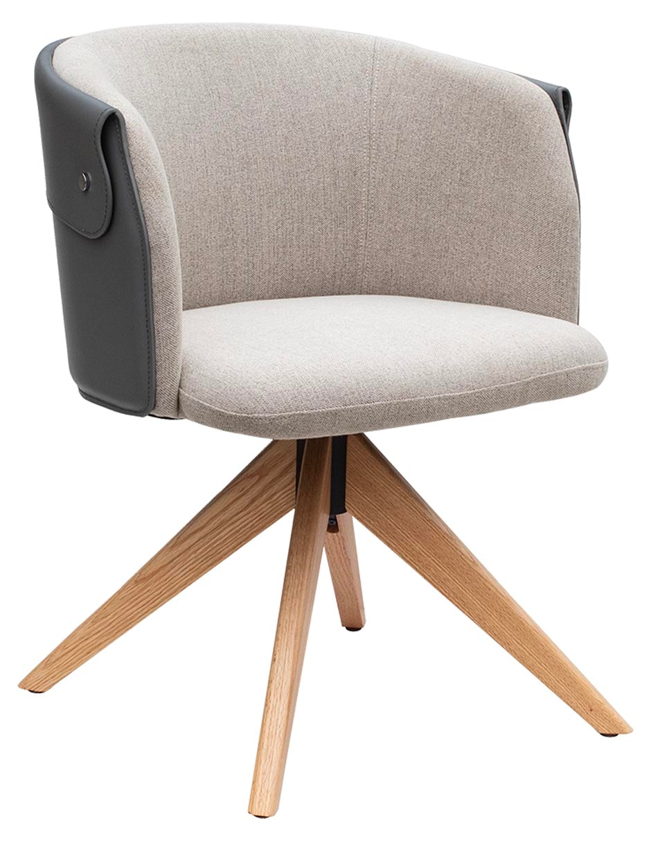 Silla Elvira de piel 5