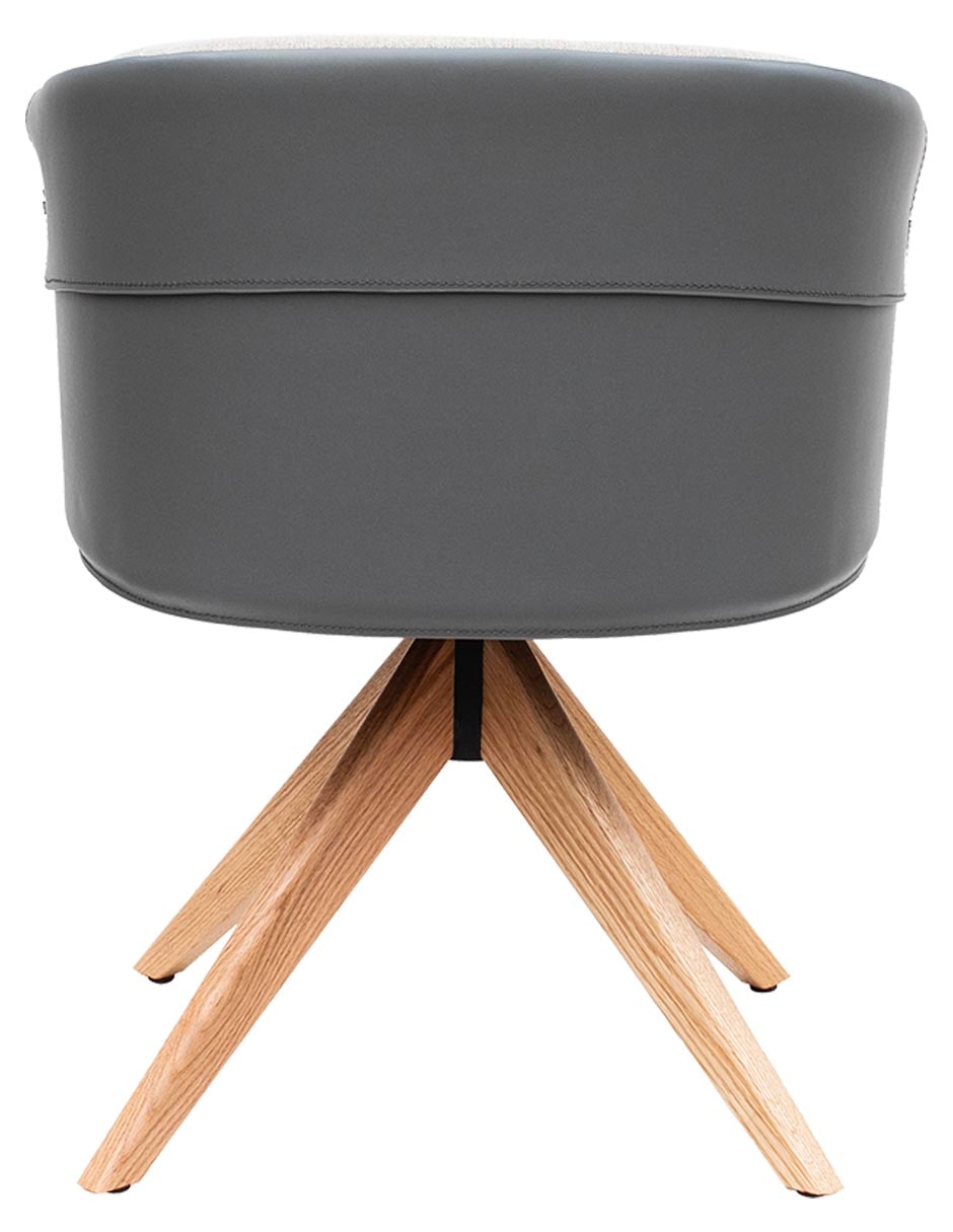 Silla Elvira de piel