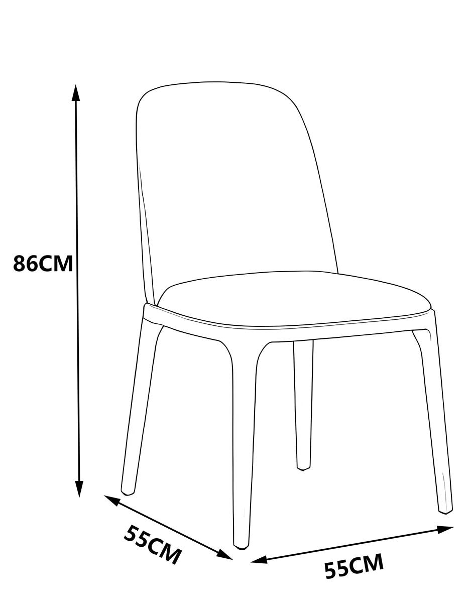 Silla Pau de piel