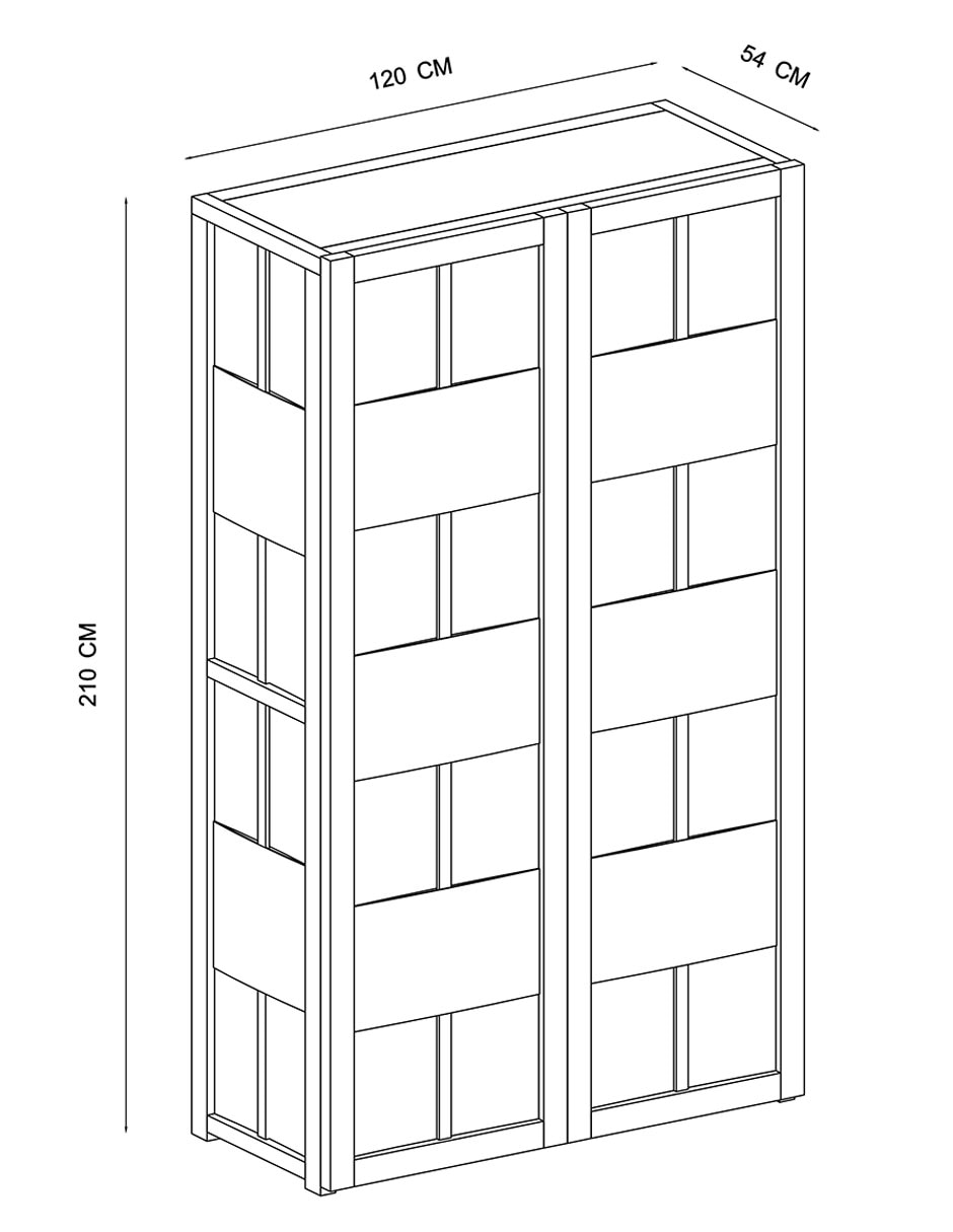 Gabinete Ines de madera