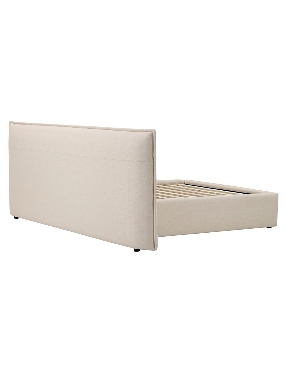 Cama Lorea de madera queen size