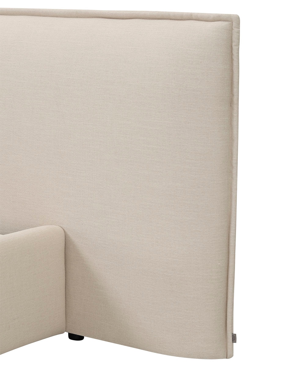 Cama Lorea de madera queen size 7