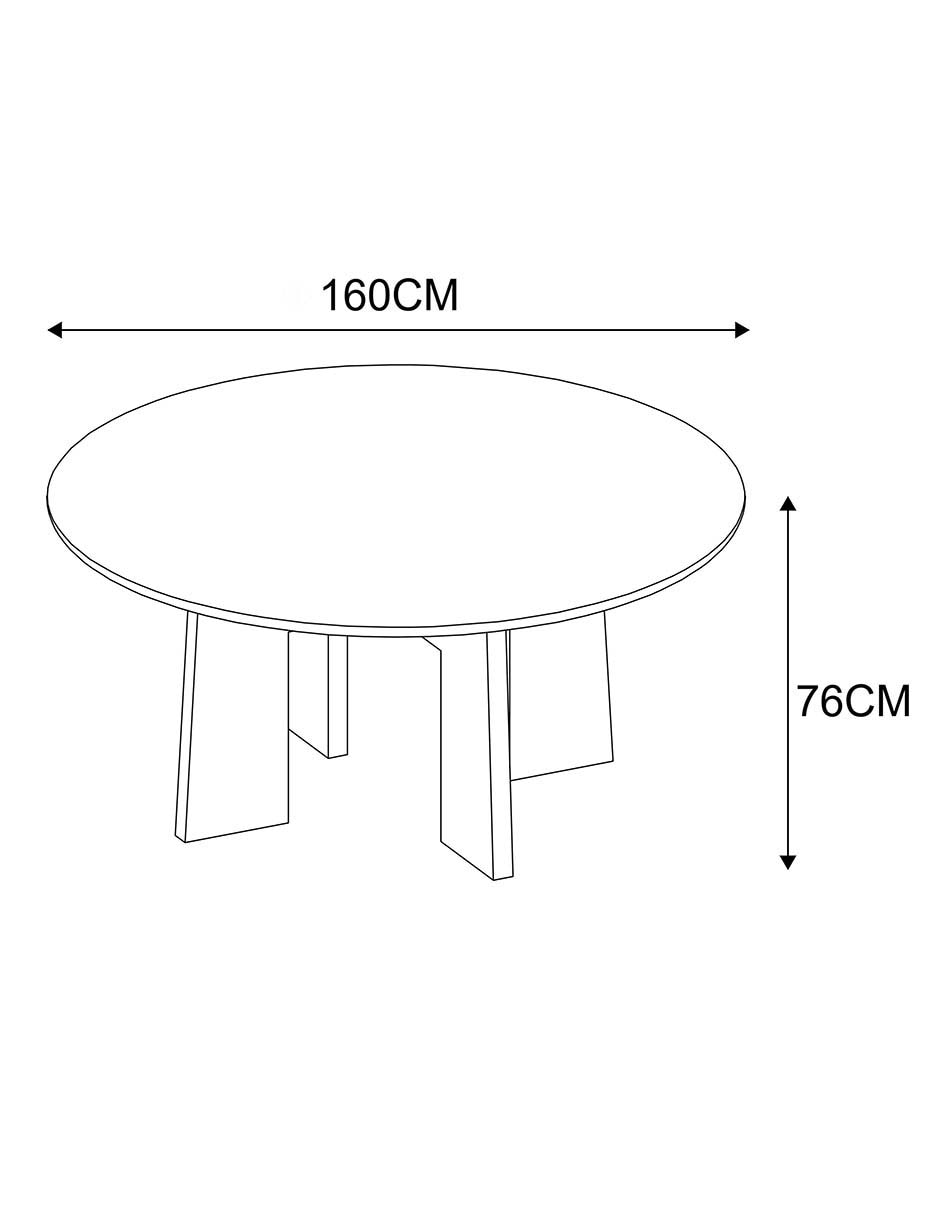 Mesa de comedor armable Matilde Dupuis