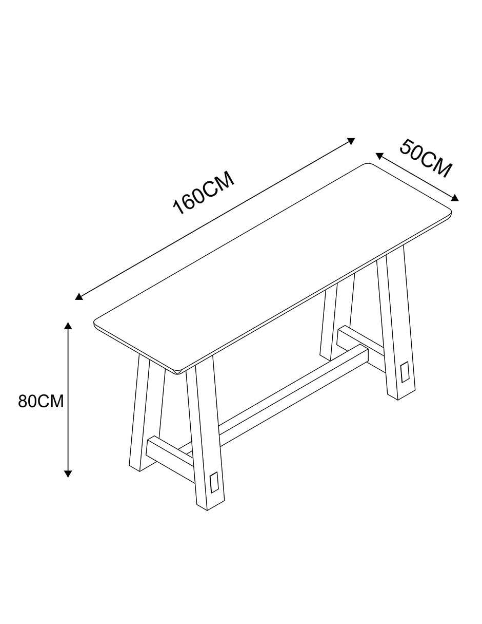 Consola Matilde de madera