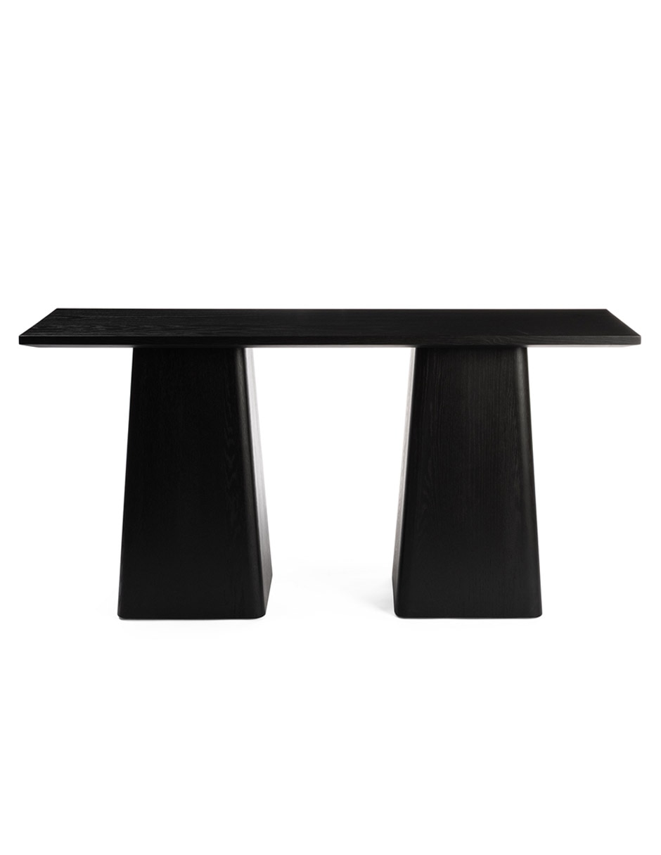 Consola Mara de madera encino