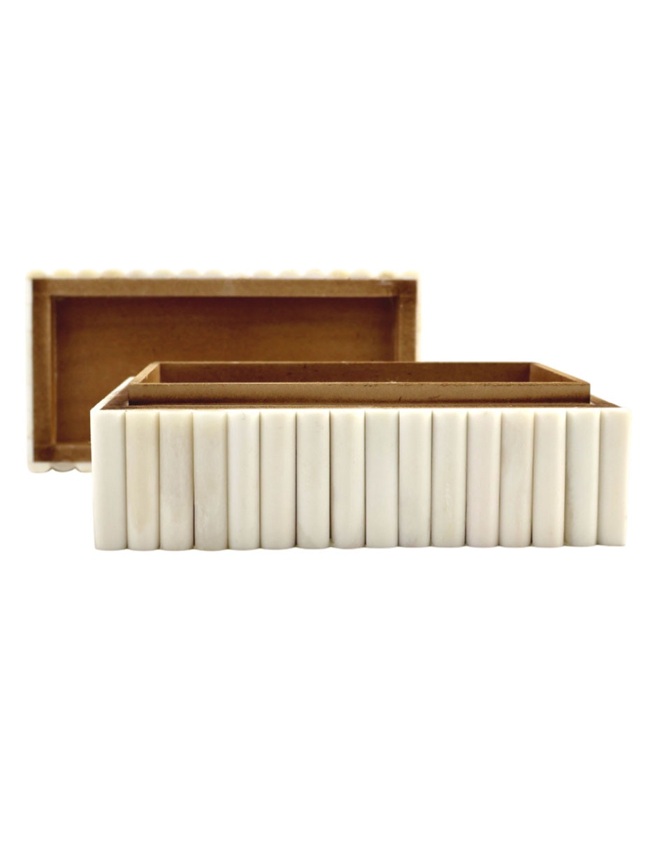 Caja decorativa Hueso rectangular 4