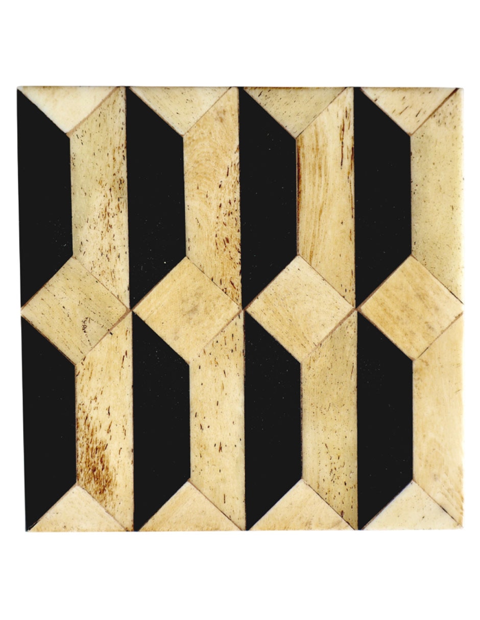 PORTA CALIENTE HUESO MDF, CAFÉ 1