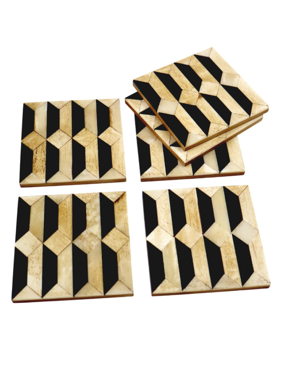 PORTA CALIENTE HUESO MDF, CAFÉ 4