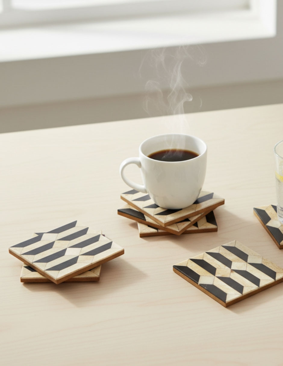 PORTA CALIENTE HUESO MDF, CAFÉ 6
