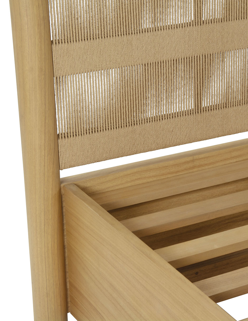 Cama Mar de Cortés de madera king size 5
