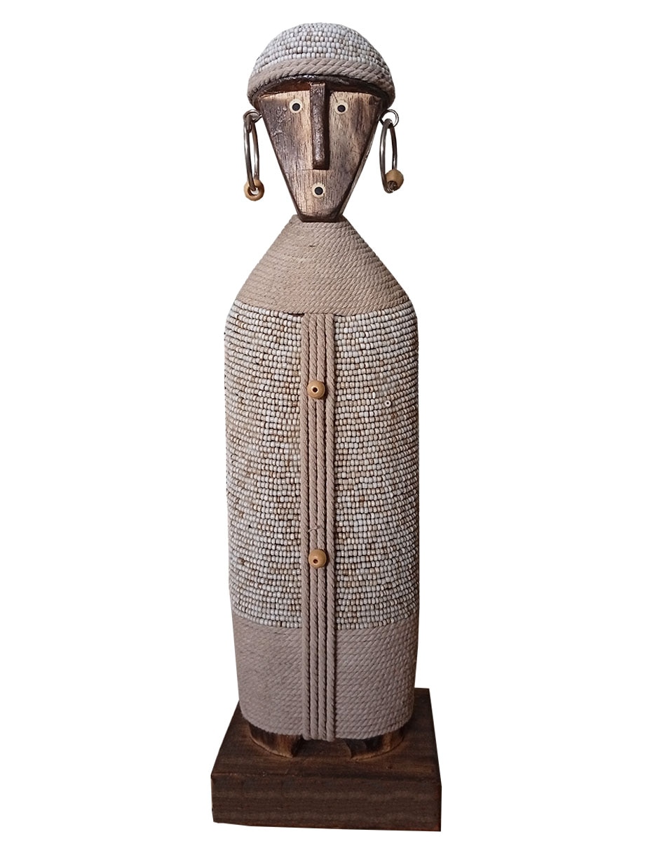 Escultura piper de madera
