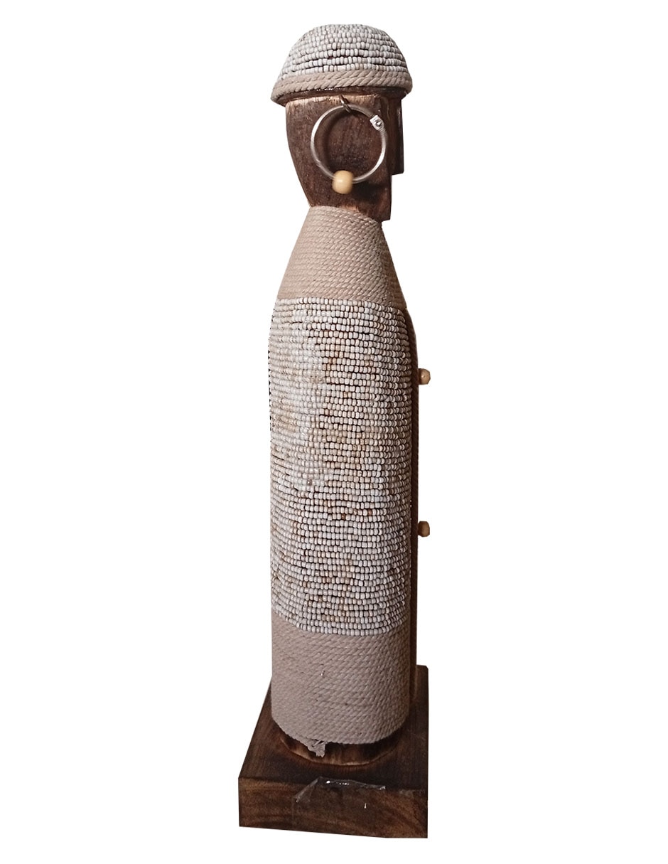 ESCULTURA PIPER MADERA, BEIGE 3