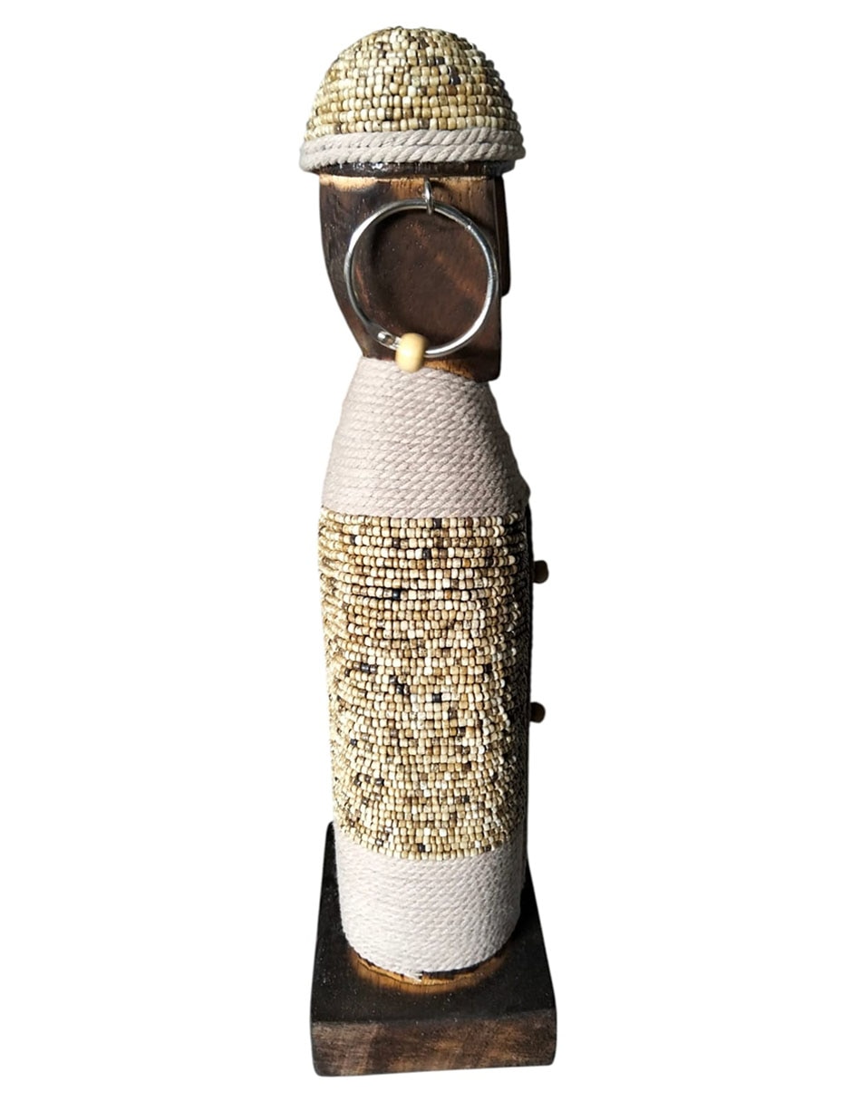 ESCULTURA PIPER MADERA, BEIGE 3