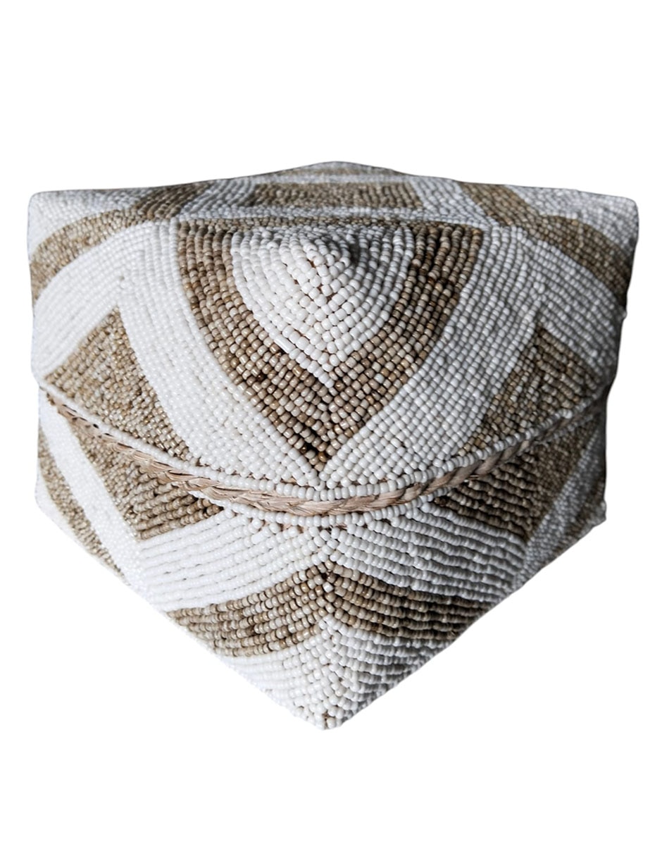 CAJA DECORATIVA ISLA , BEIGE 2