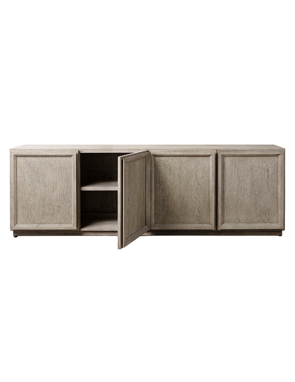 BUFETERO MACARENA MADERA, GRIS 5