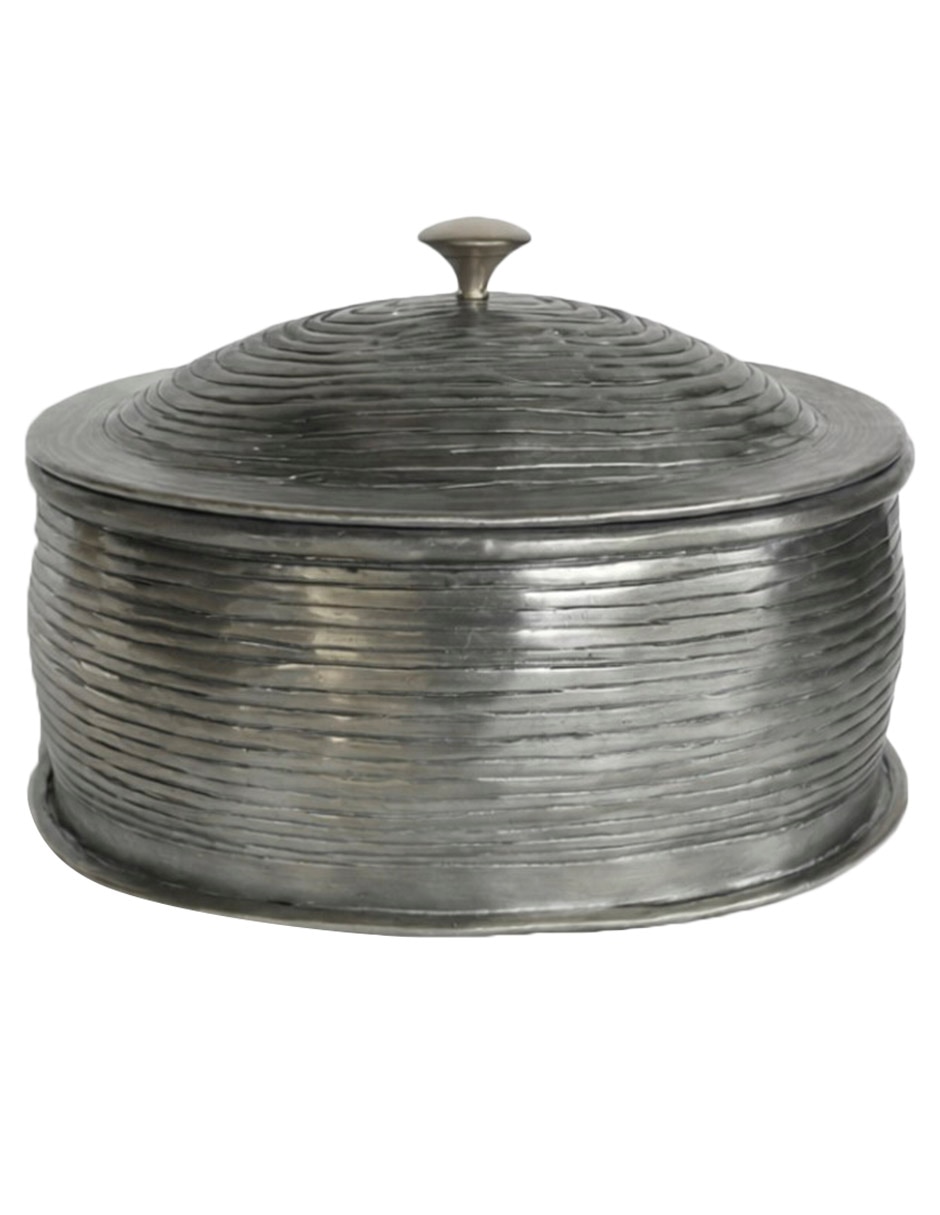 CAJA DECORATIVA LUCILA DUPUI, PLATEADO 1