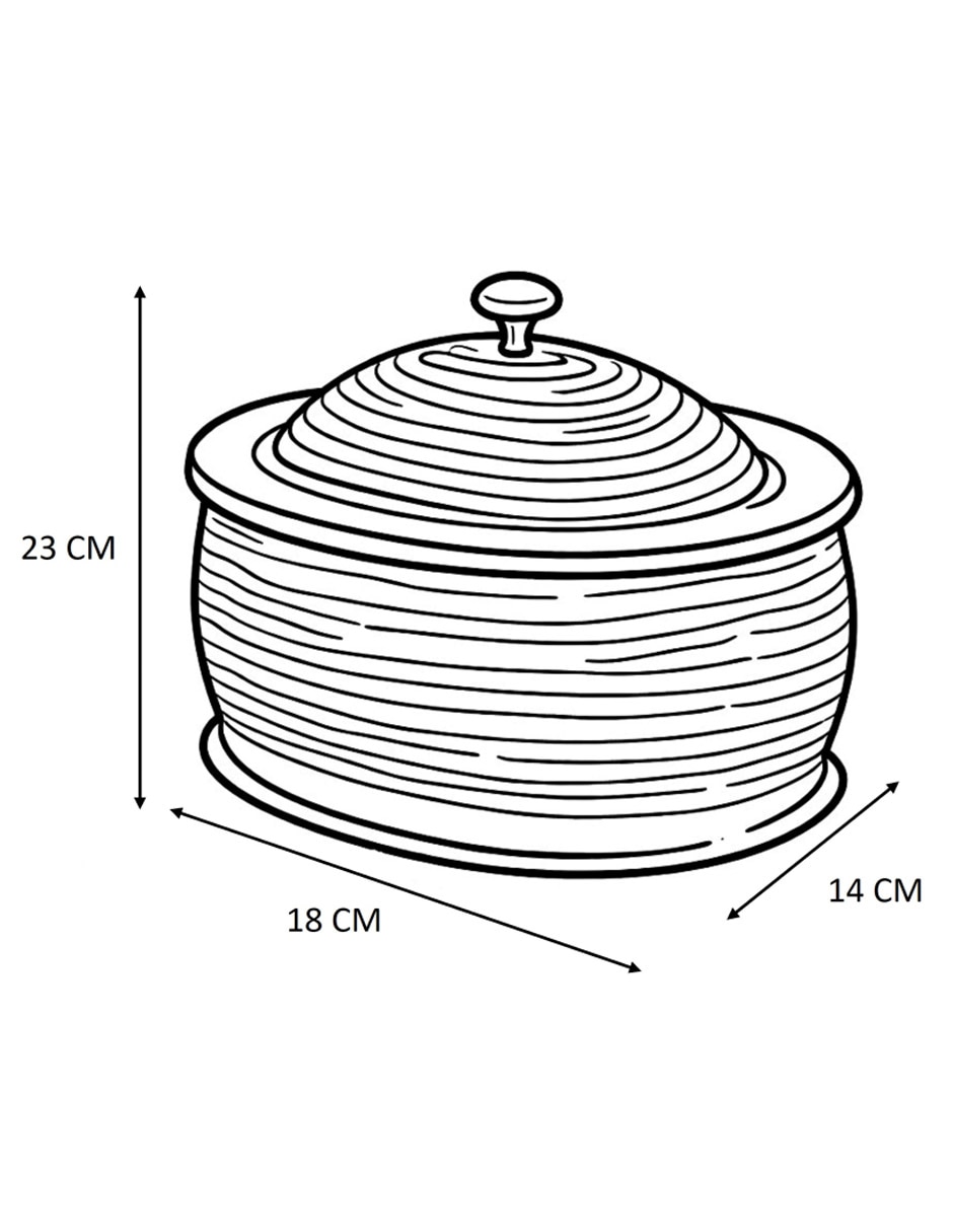 CAJA DECORATIVA LUCILA DUPUI, PLATEADO 4