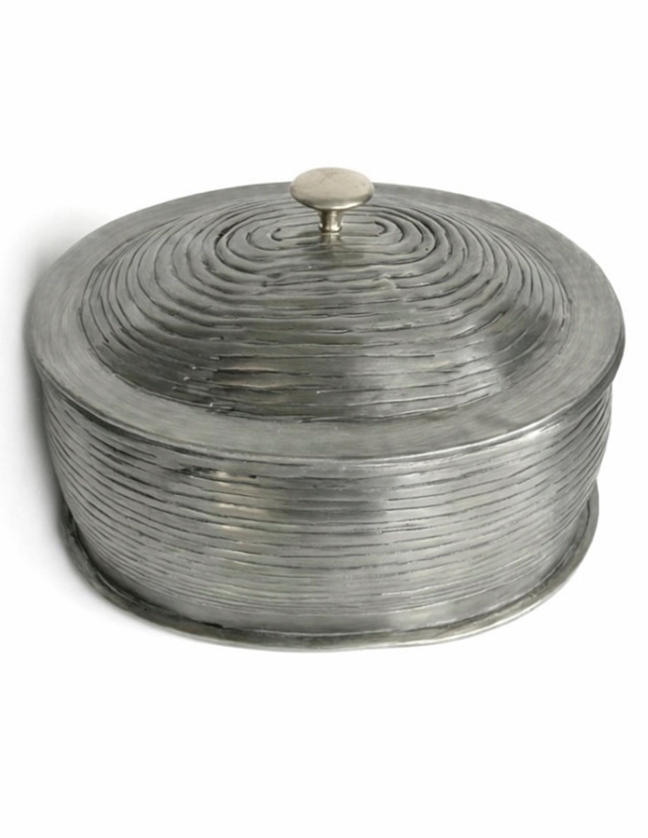 CAJA DECORATIVA LUCILA DUPUI, PLATEADO 2