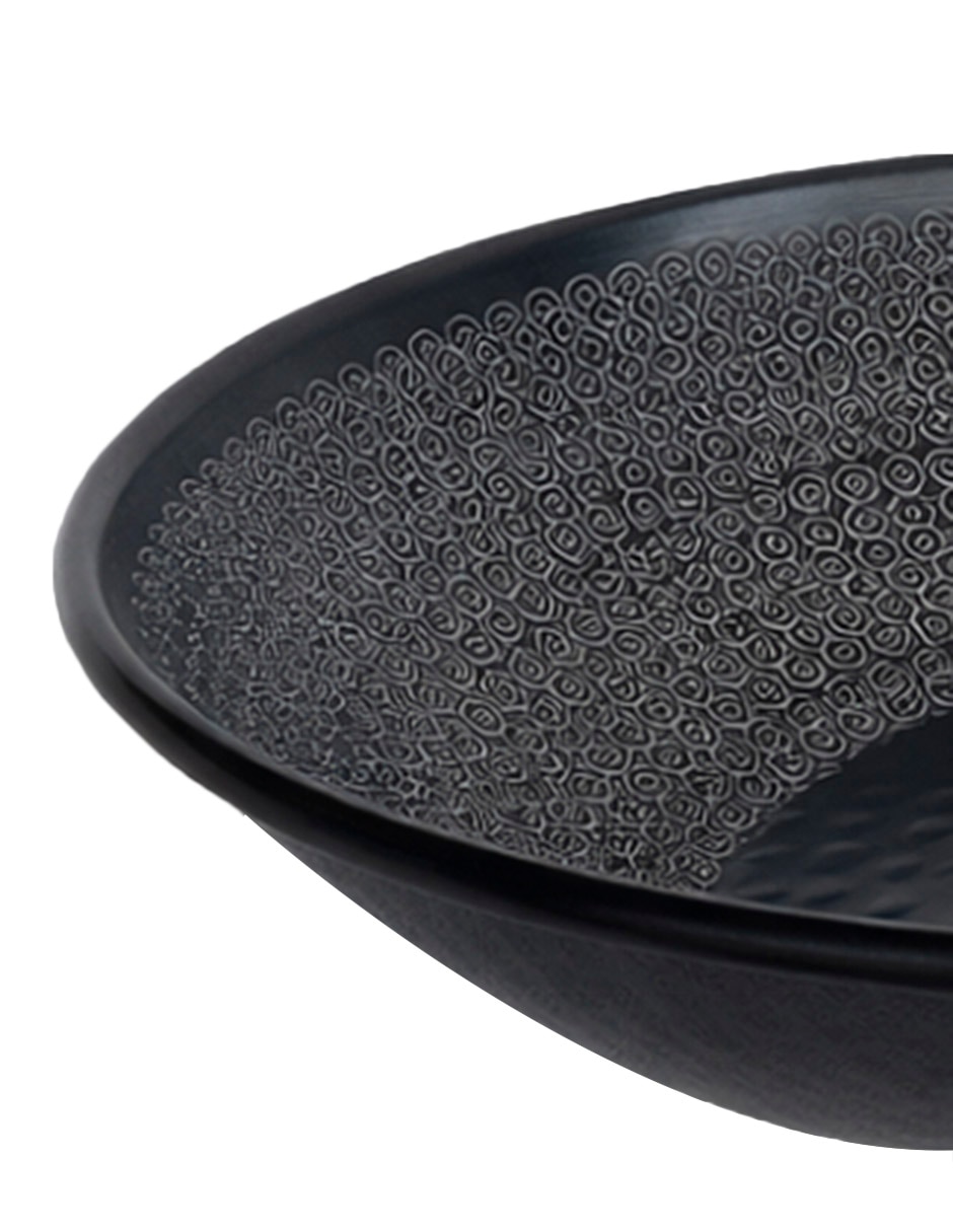 BOWL VERA DUPUIS ALUMINIO, NEGRO