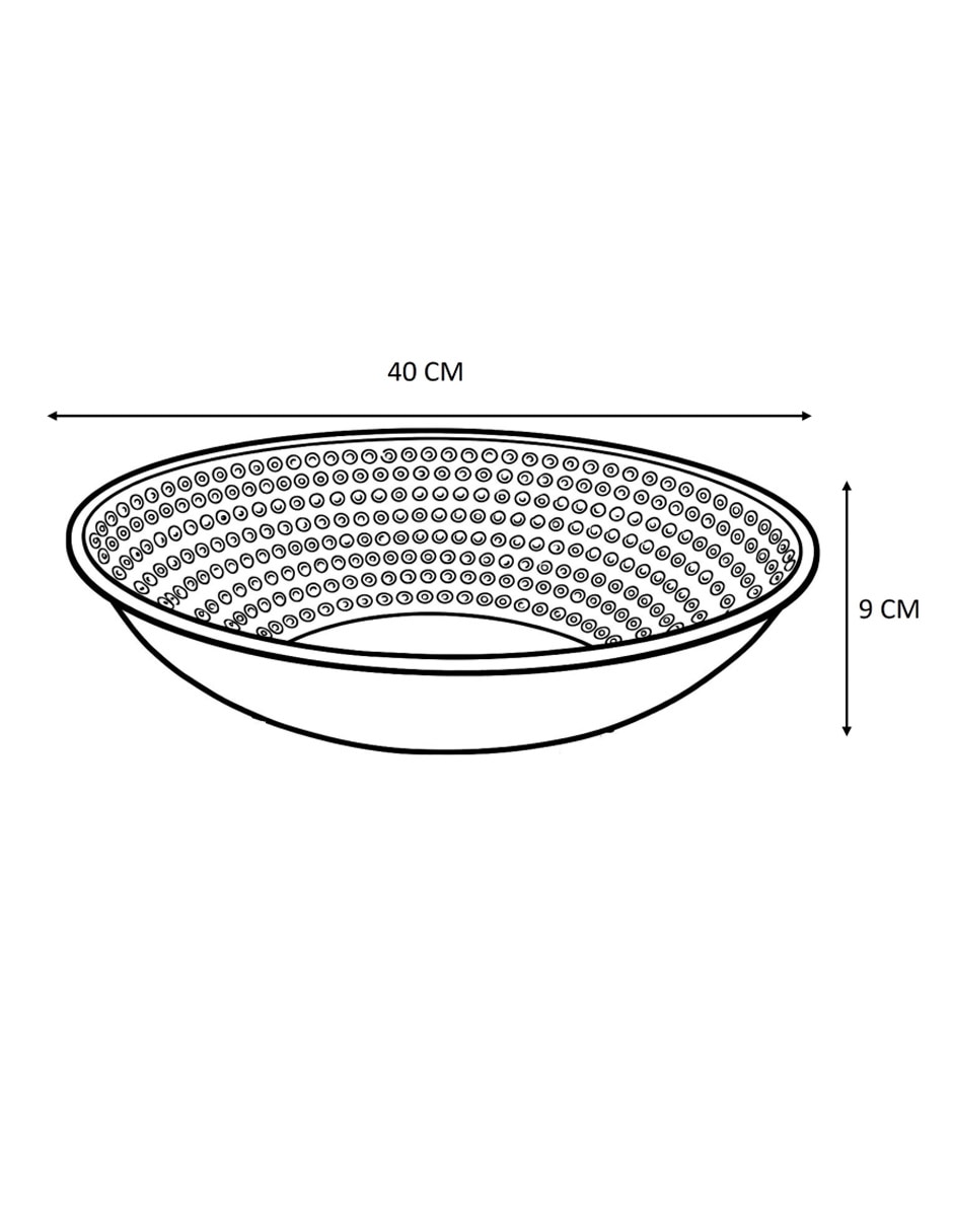 BOWL VERA DUPUIS ALUMINIO, NEGRO