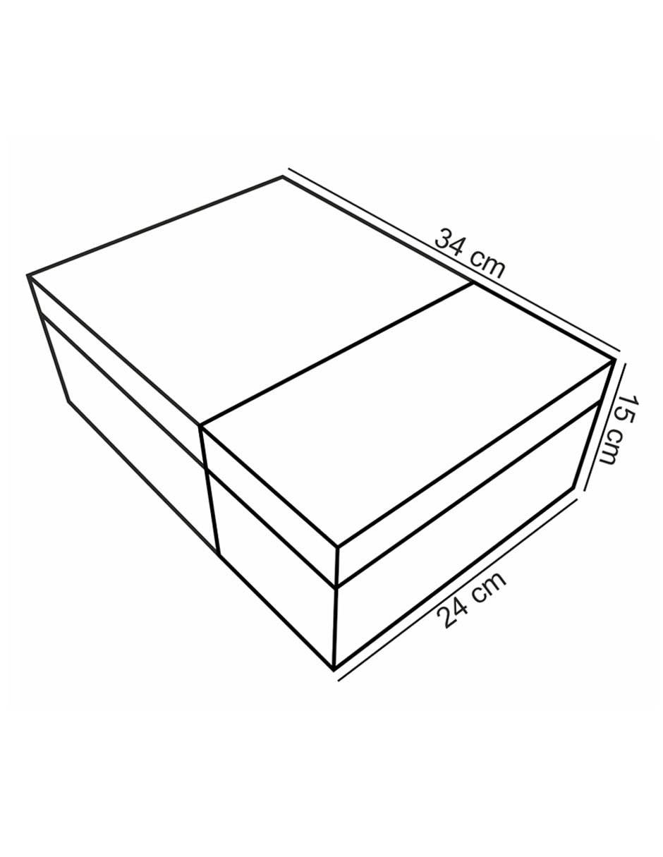 CAJA DECORATIVA BLANCO Y NEGRO 3