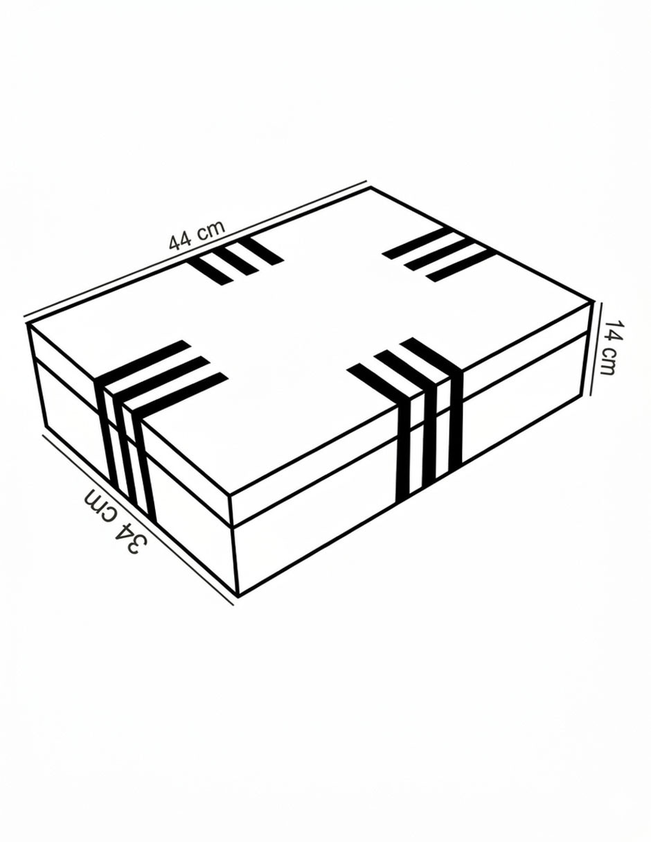 Caja decorativa rectangular 3