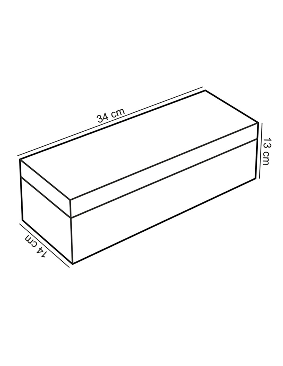 Caja decorativa rectangular 3