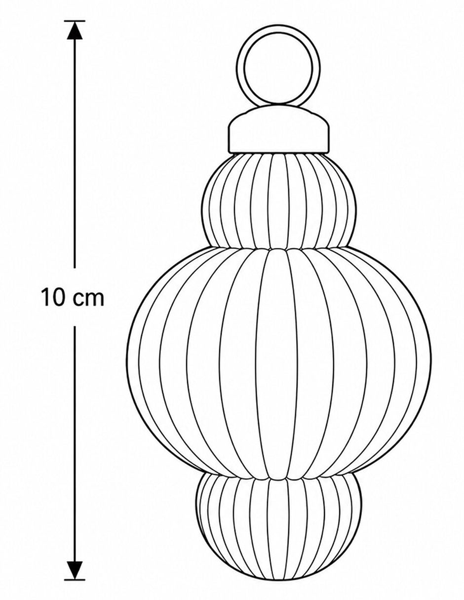 Esfera navideña 6 piezas