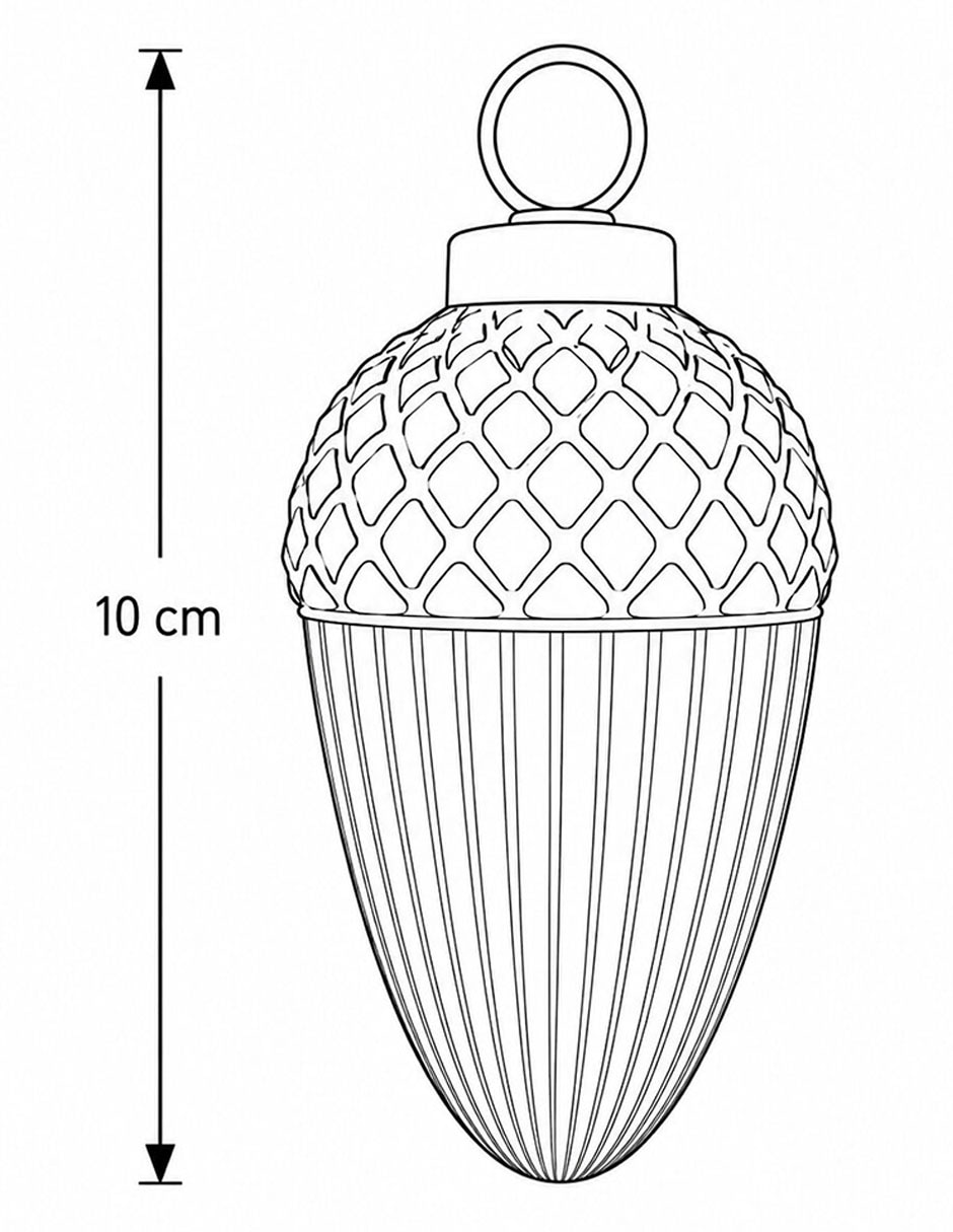 Esfera navideña 6 piezas